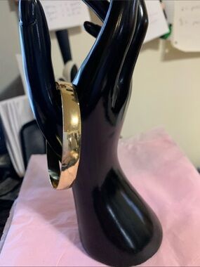 Gold Metal Bangle Bracelet